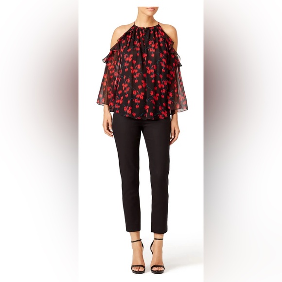 Cold Shoulder Blouse by Rachel Zoe - Picture 2 of 10